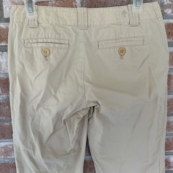 Lilly Pulitzer Khaki Chino Capri Pants Size 2 - Picture 6 of 9
